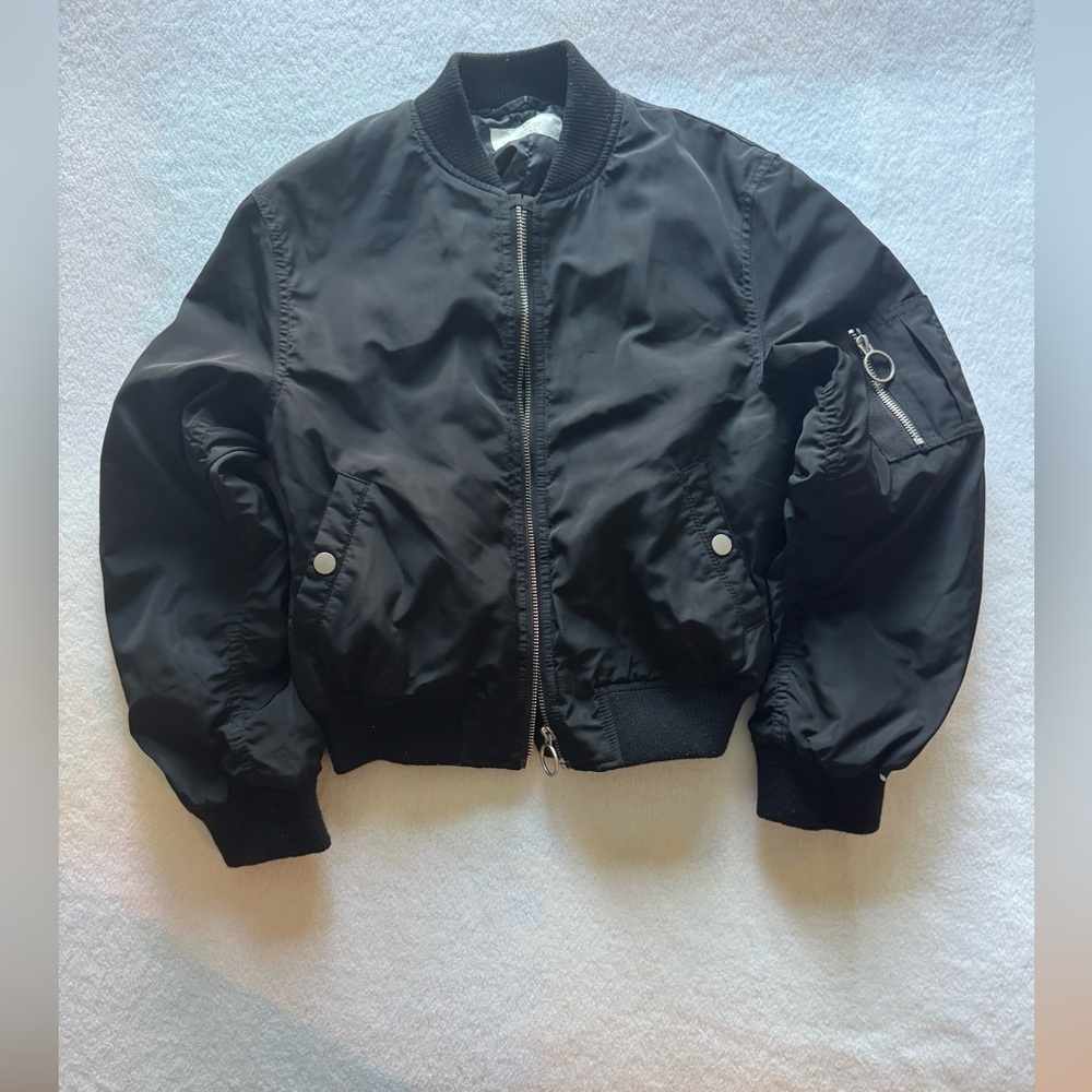 H&M Black Bomber Jacket